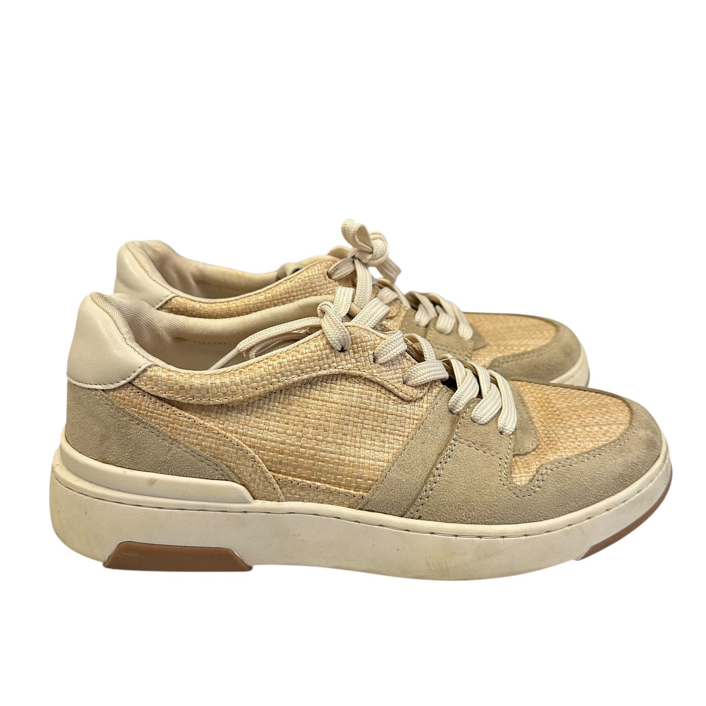 STEVEN STRAW TAUPE SNEAKERS 39 Sz 8