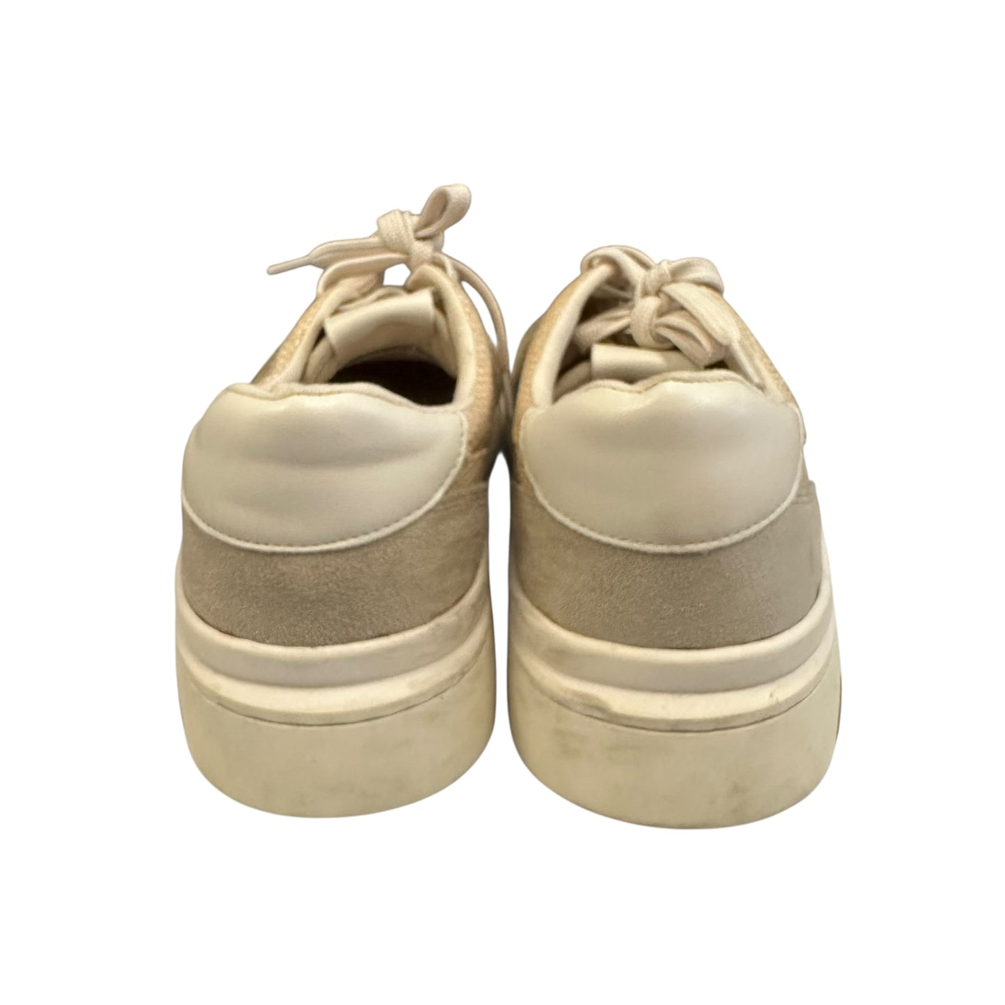 STEVEN STRAW TAUPE SNEAKERS 39 Sz 8