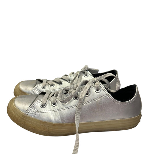 CONVERSE CHUCK TAYLOR ALL STAR SILVER SNEAKERS 139 Sz 7/7.5
