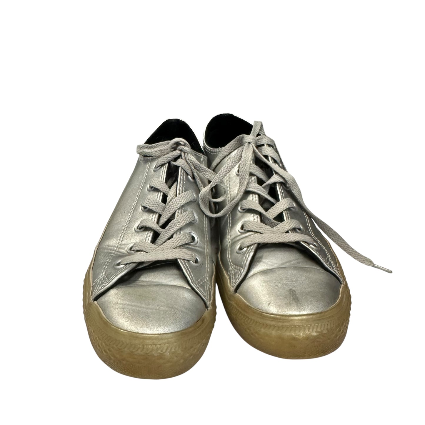 CONVERSE CHUCK TAYLOR ALL STAR SILVER SNEAKERS 139 Sz 7/7.5