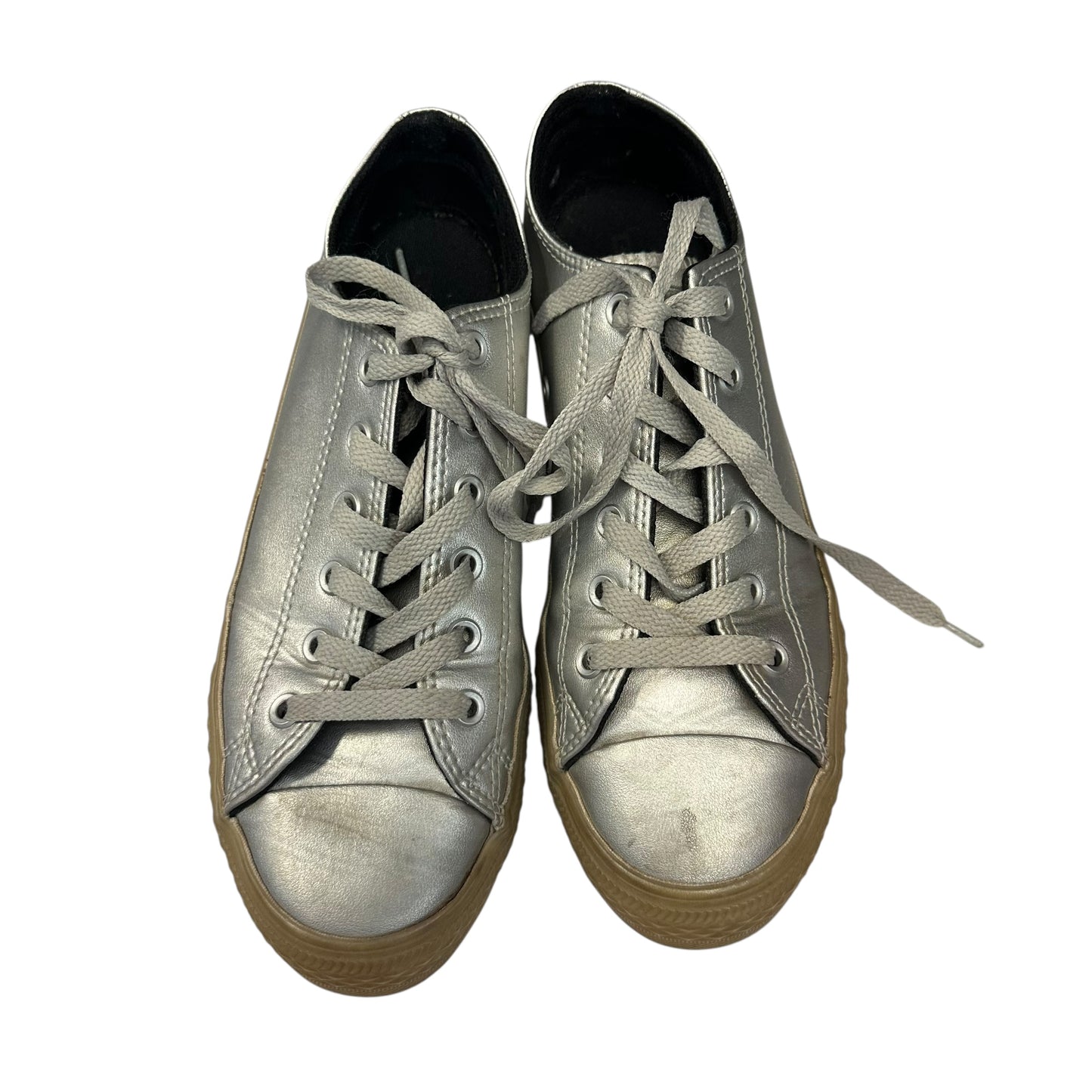 CONVERSE CHUCK TAYLOR ALL STAR SILVER SNEAKERS 139 Sz 7/7.5