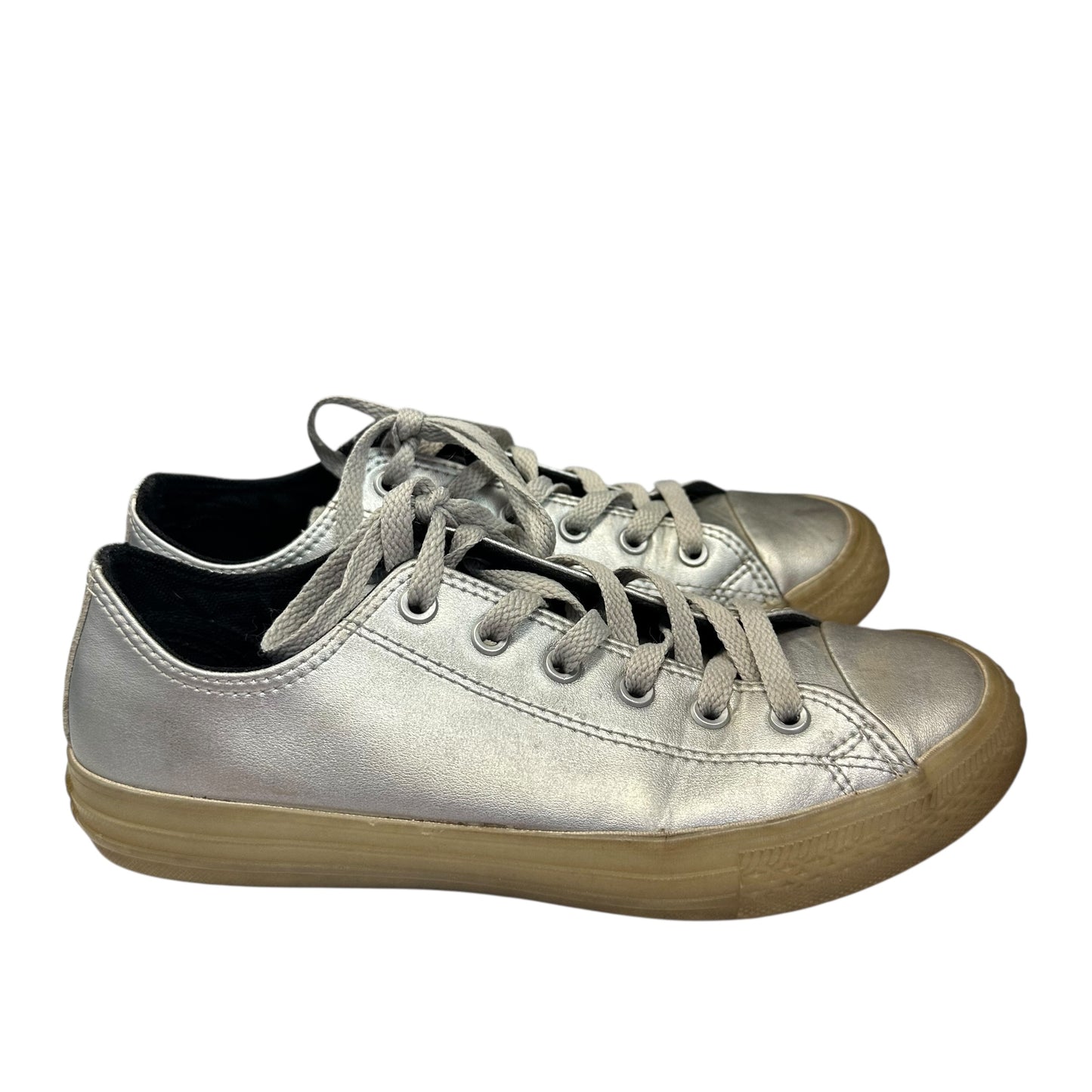 CONVERSE CHUCK TAYLOR ALL STAR SILVER SNEAKERS 139 Sz 7/7.5