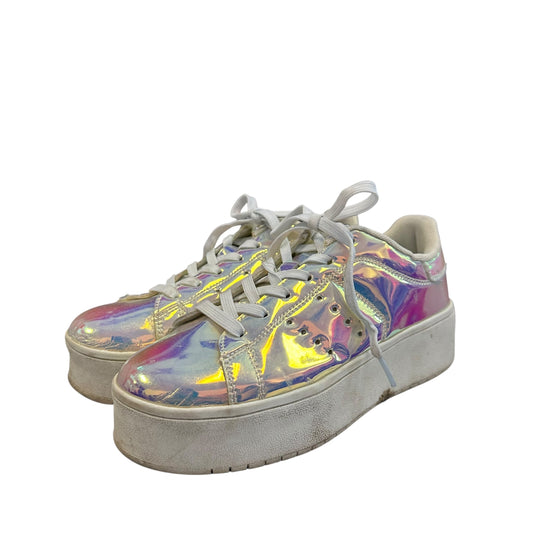 IRIDESCENT PLATFORM SNEAKERS 84 Sz 6.5