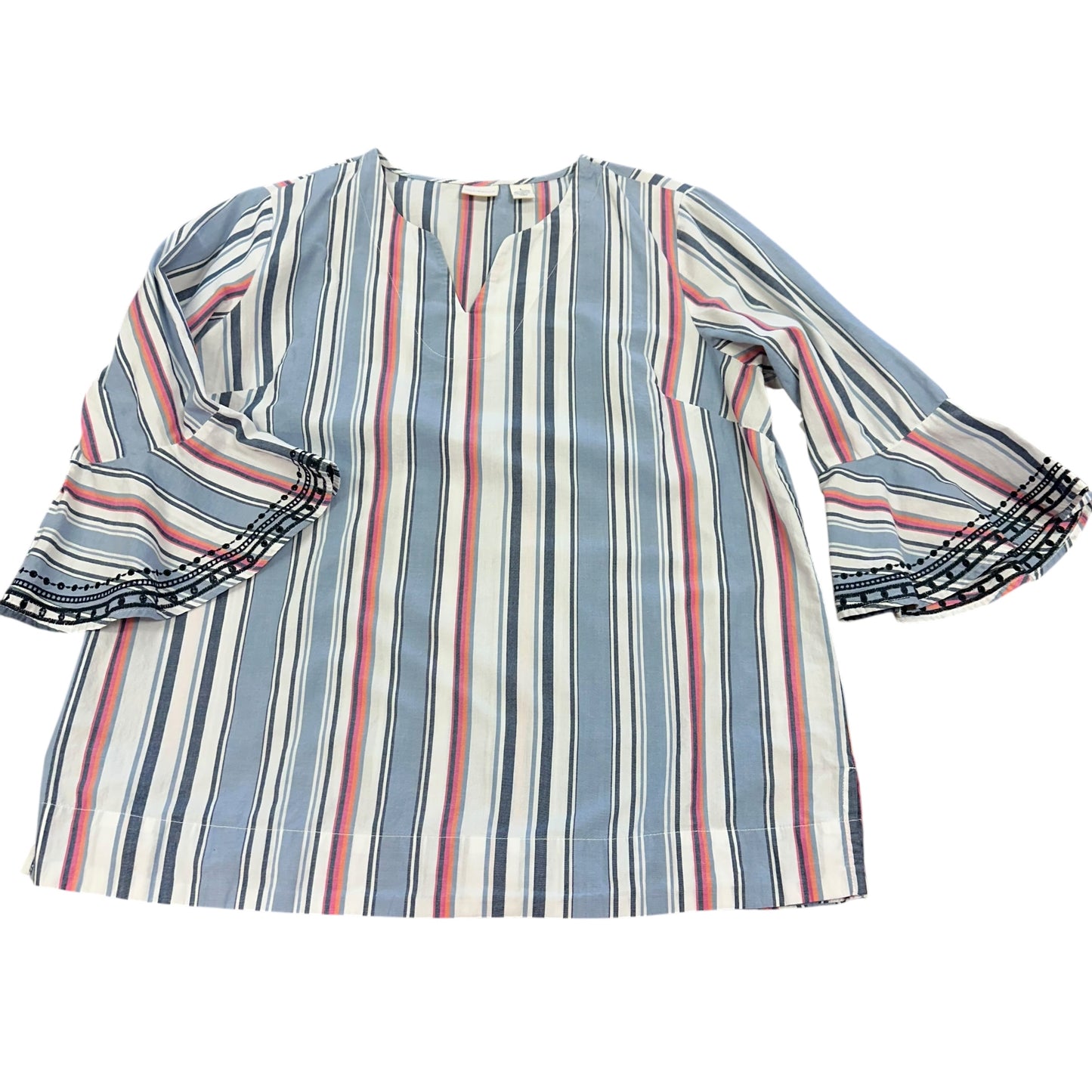 WESTBOUND STRIPED BLOUSE 217 LARGE