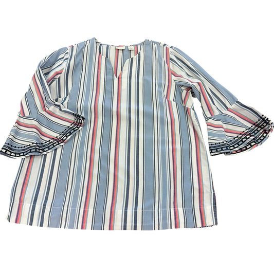 WESTBOUND STRIPED BLOUSE 217 LARGE