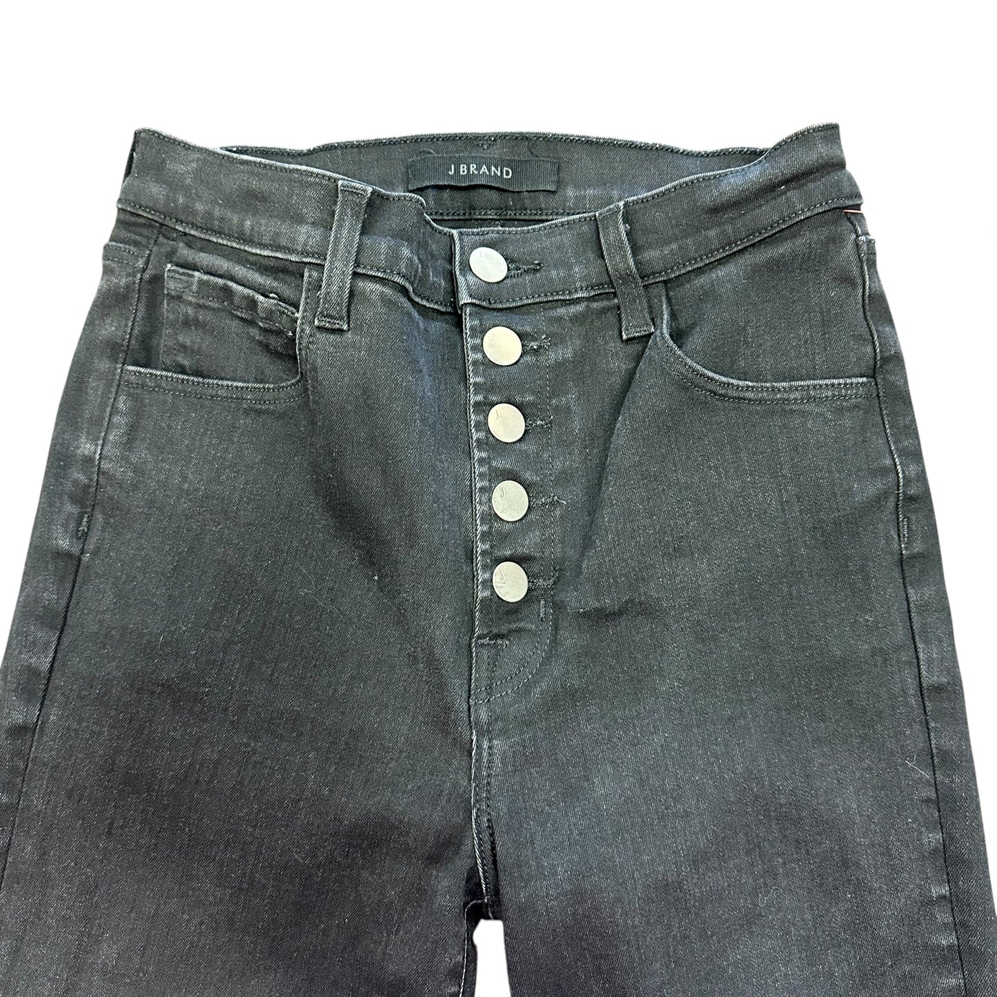 J BRAND LILLE BLACK HIGH RISE JEANS 100 Sz 27