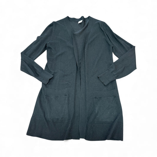 CIELO OPEN BLACK KNIT CARDIGAN 100 LARGE *MINOR PILING