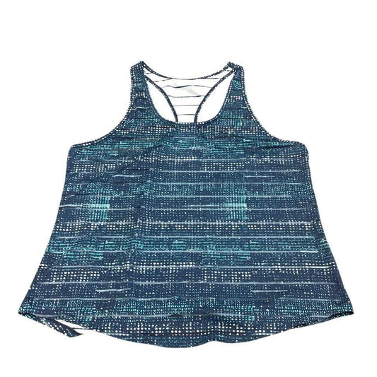 ZYIA ACTIVE NAVY WHITE TANK TOP XXL