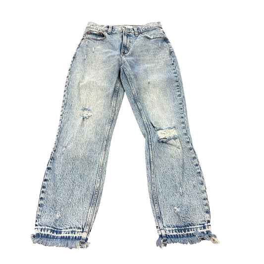 ABERCROMBIE & FITCH THE MOM HIGH RISE JEANS 27 Sz 27/4