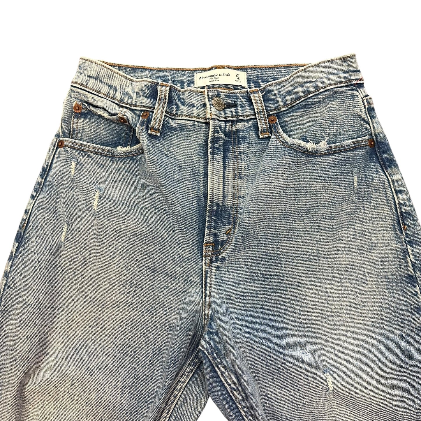 ABERCROMBIE & FITCH THE MOM HIGH RISE JEANS 27 Sz 27/4