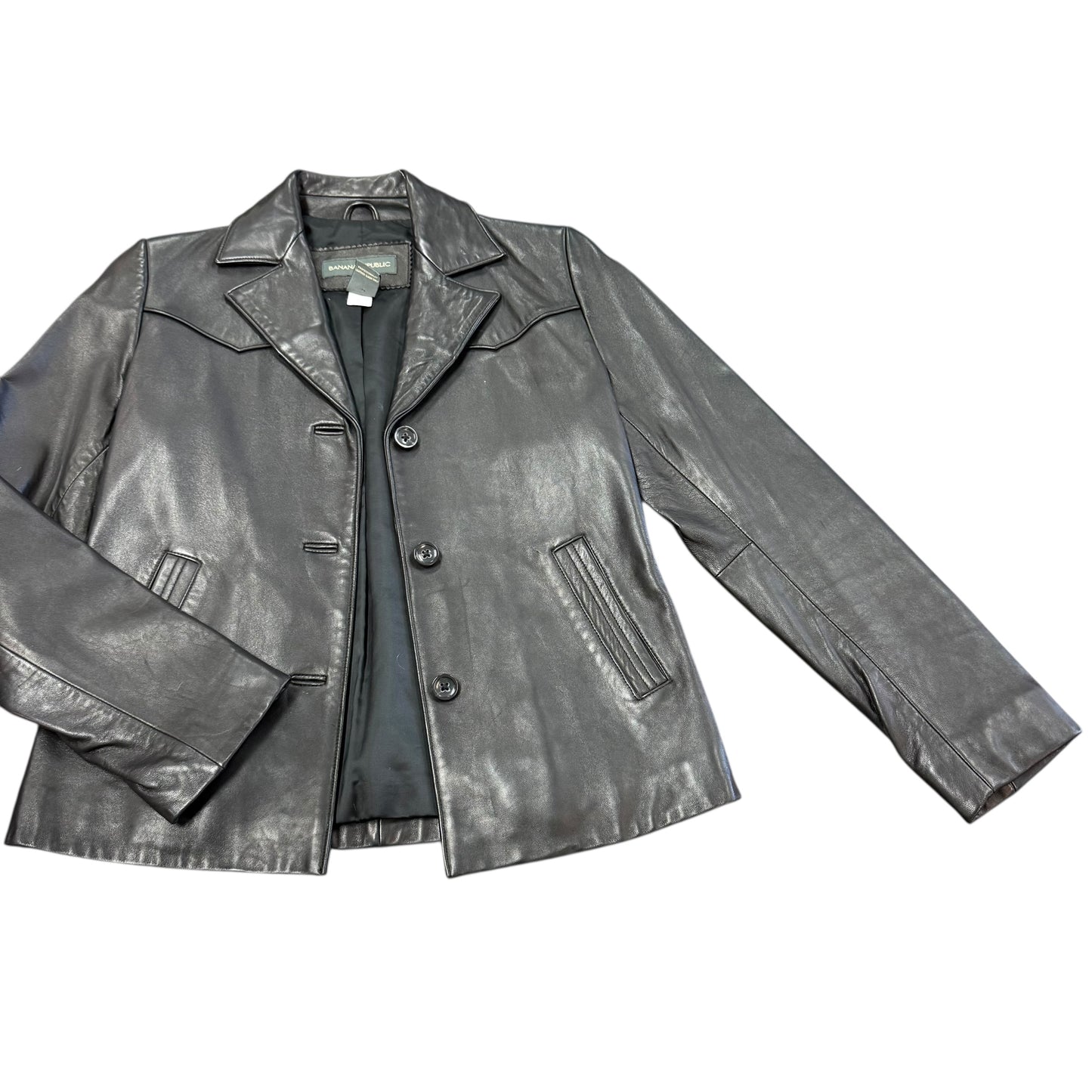 BANANA REPUBLIC BLACK BLAZER JACKET 100 X-SMALL