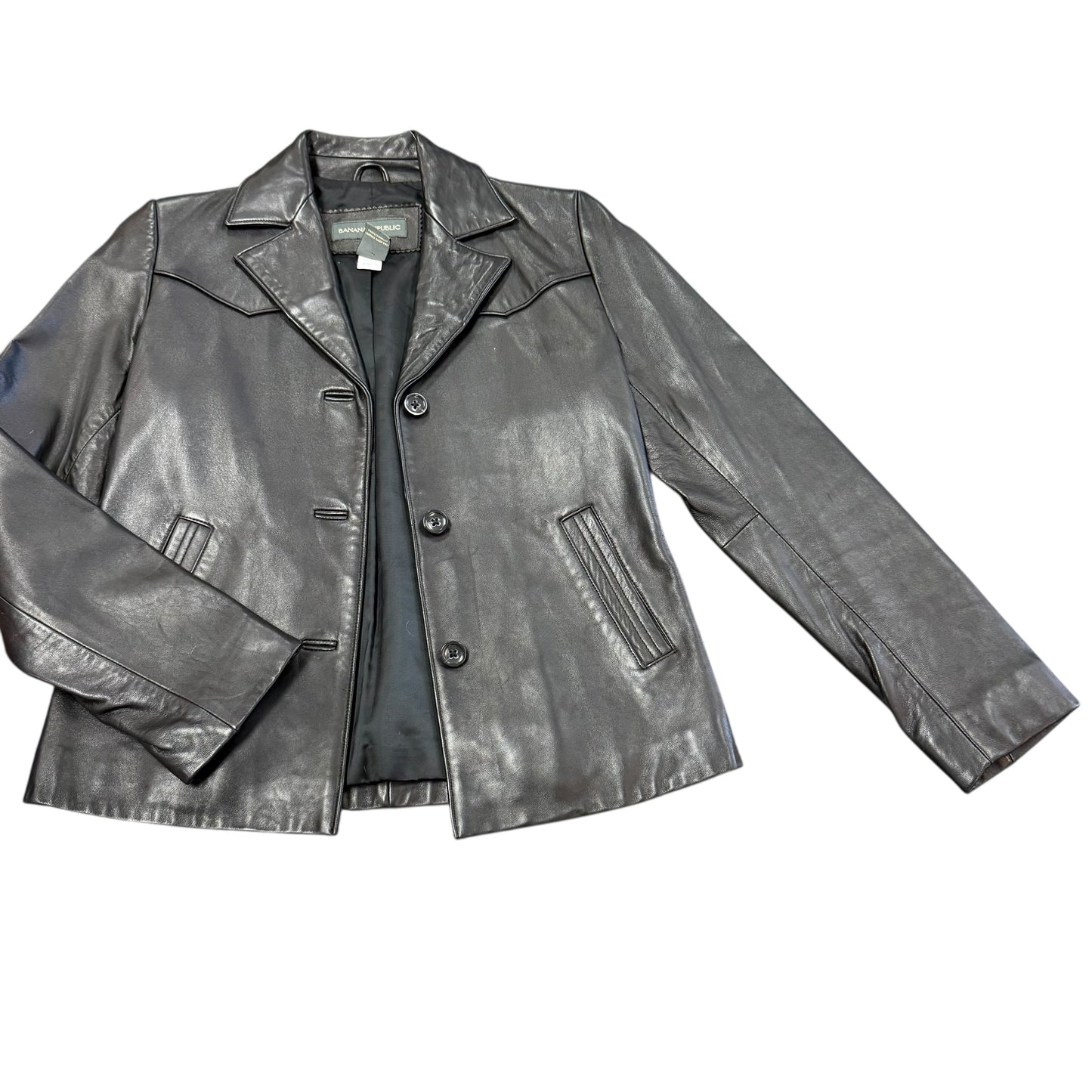 BANANA REPUBLIC BLACK BLAZER JACKET 100 X-SMALL