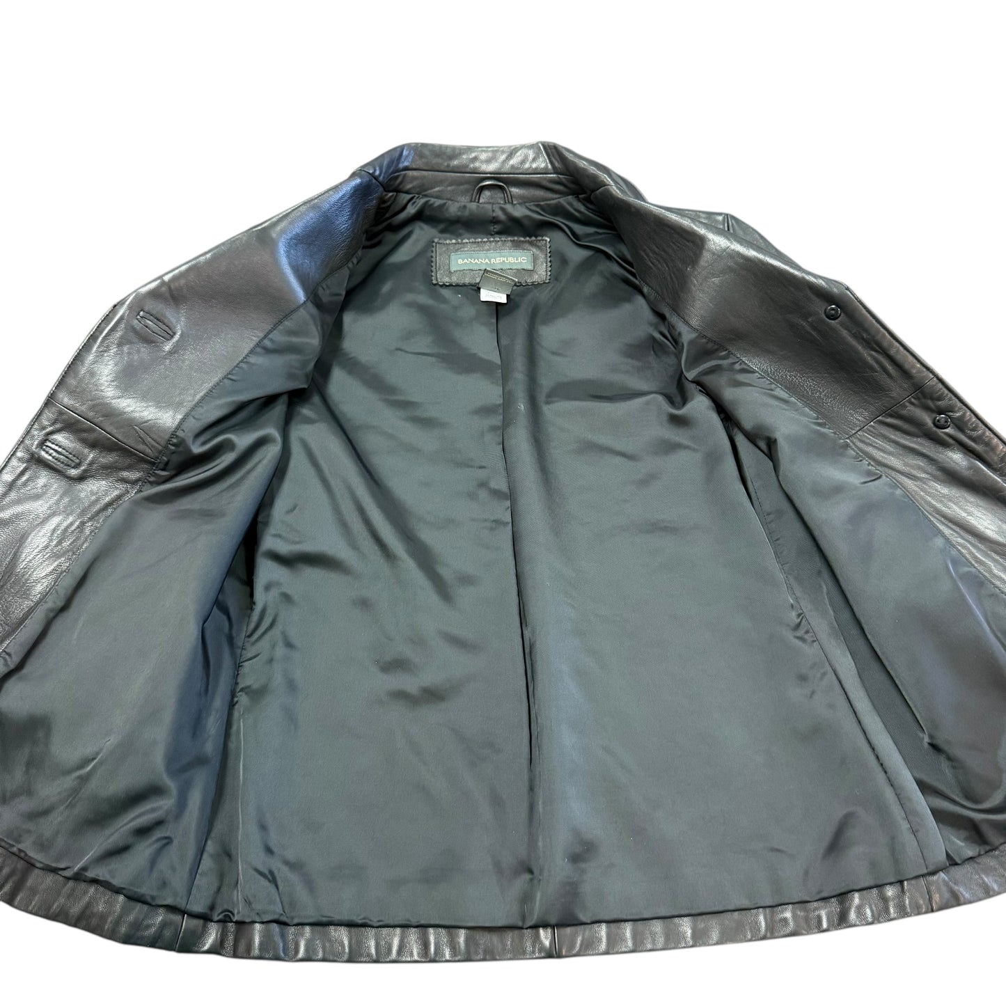 BANANA REPUBLIC BLACK BLAZER JACKET 100 X-SMALL