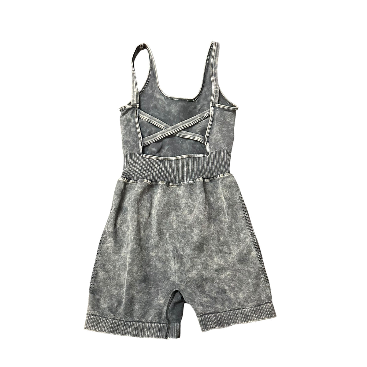 ZENANA STONE WASHED BODYSUIT 100 S/M