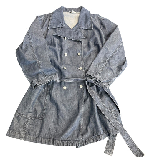 TALBOTS DARK DENIM BELTED JACKET 257 SZ 20W