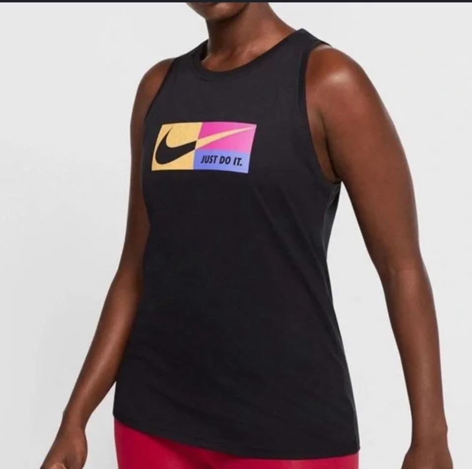 THE NIKE TEE BLACK ATHLETIC TANK TOP 100 SMALL