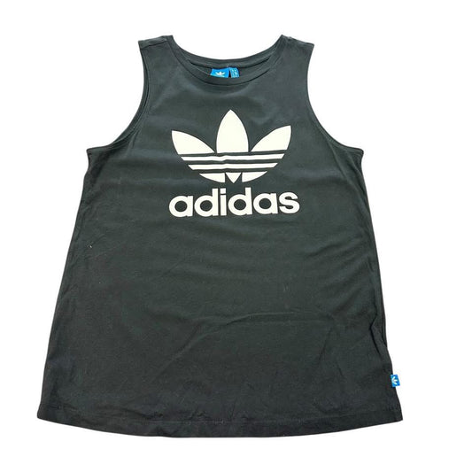 ADIDAS BLACK LOGO ATHLETIC TANK TOP 27 SMALL