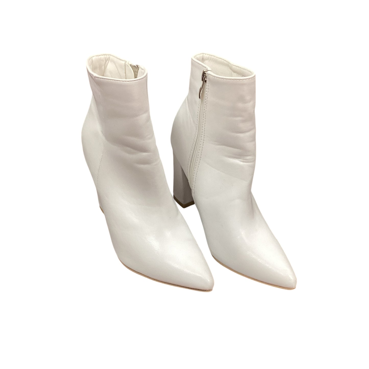 SHE&IN WHITE BOOTS (#100) SIZE 7.5