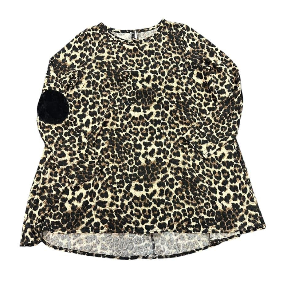 YAHADA ANIMAL PRINT SWEATER 126  1X