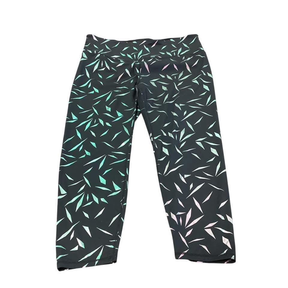 ZYIA ACTIVE BLACK SILVER LEGGINGS 123 Sz 20