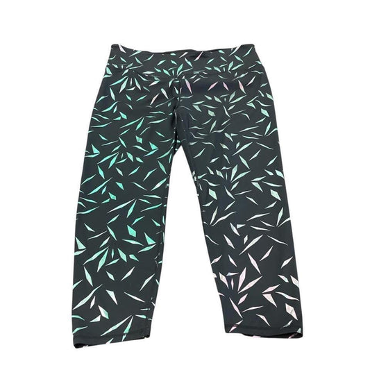 ZYIA ACTIVE BLACK SILVER LEGGINGS 123 Sz 20