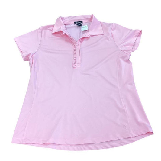 GOLFTINI PINK GOLF POLO XL