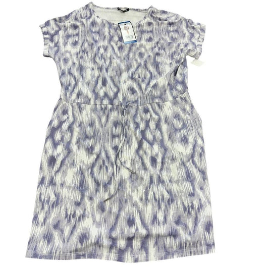 HILARY RADLEY PURPLE WHITE DRESS 152 NWT LARGE