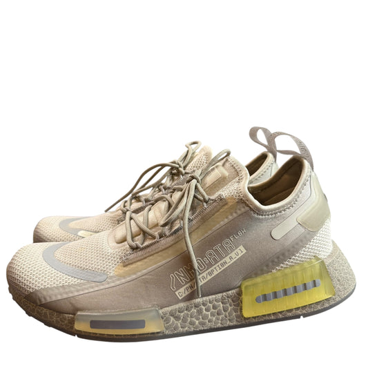 ADIDAS NMD R1 SPECTOO SNEAKER BLISS SILVER METALLIC 26 SZ 8.5 MENS/9.5 WOMENS