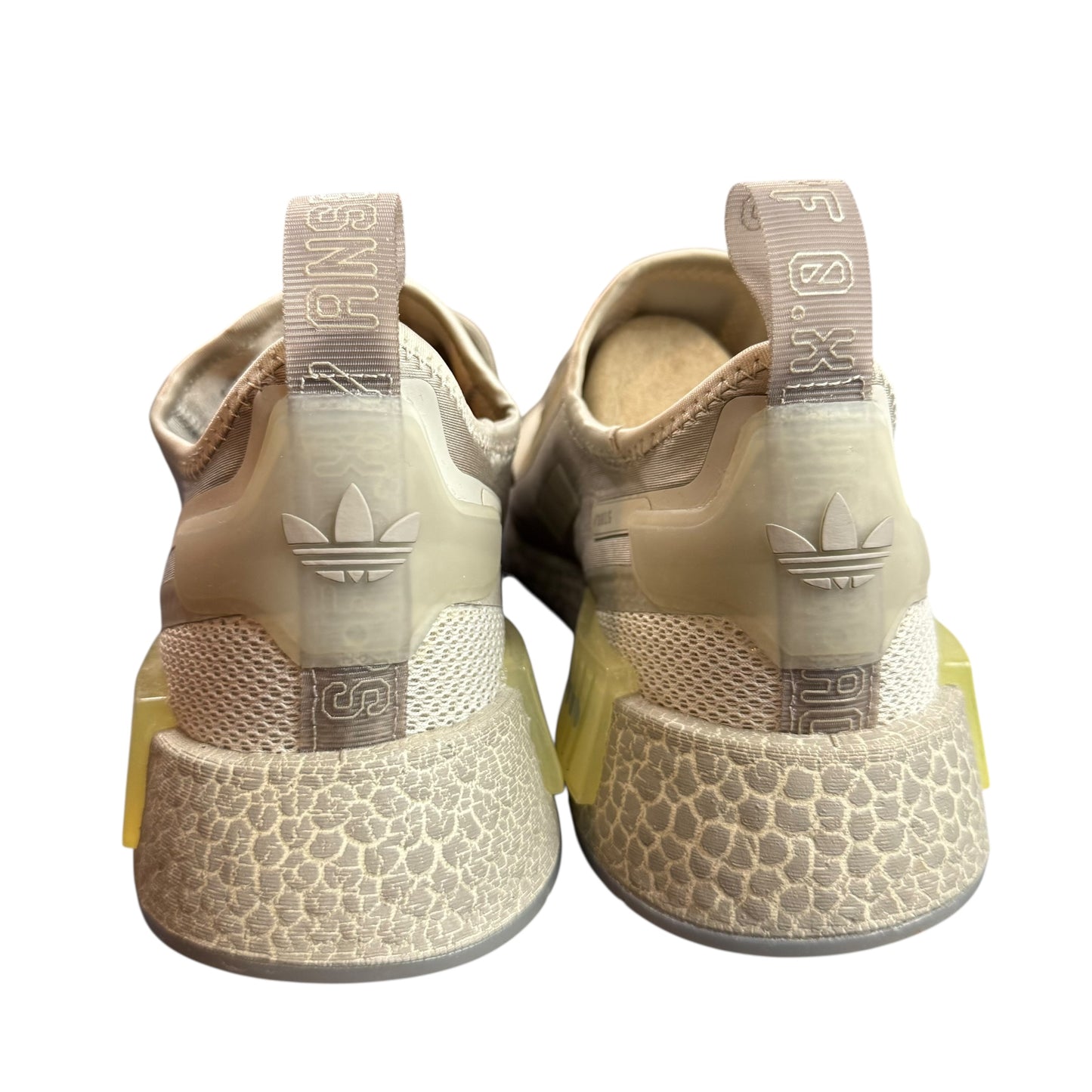 ADIDAS NMD R1 SPECTOO SNEAKER BLISS SILVER METALLIC 26 SZ 8.5 MENS/9.5 WOMENS