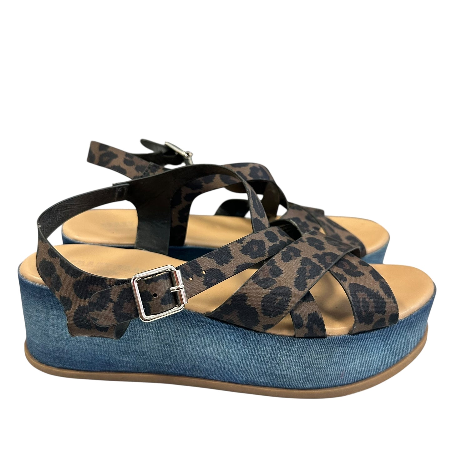 CRAZY TRAIN ANIMAL PRINT PLATFORMS 84 Sz 7