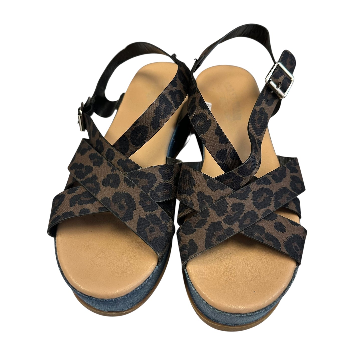 CRAZY TRAIN ANIMAL PRINT PLATFORMS 84 Sz 7