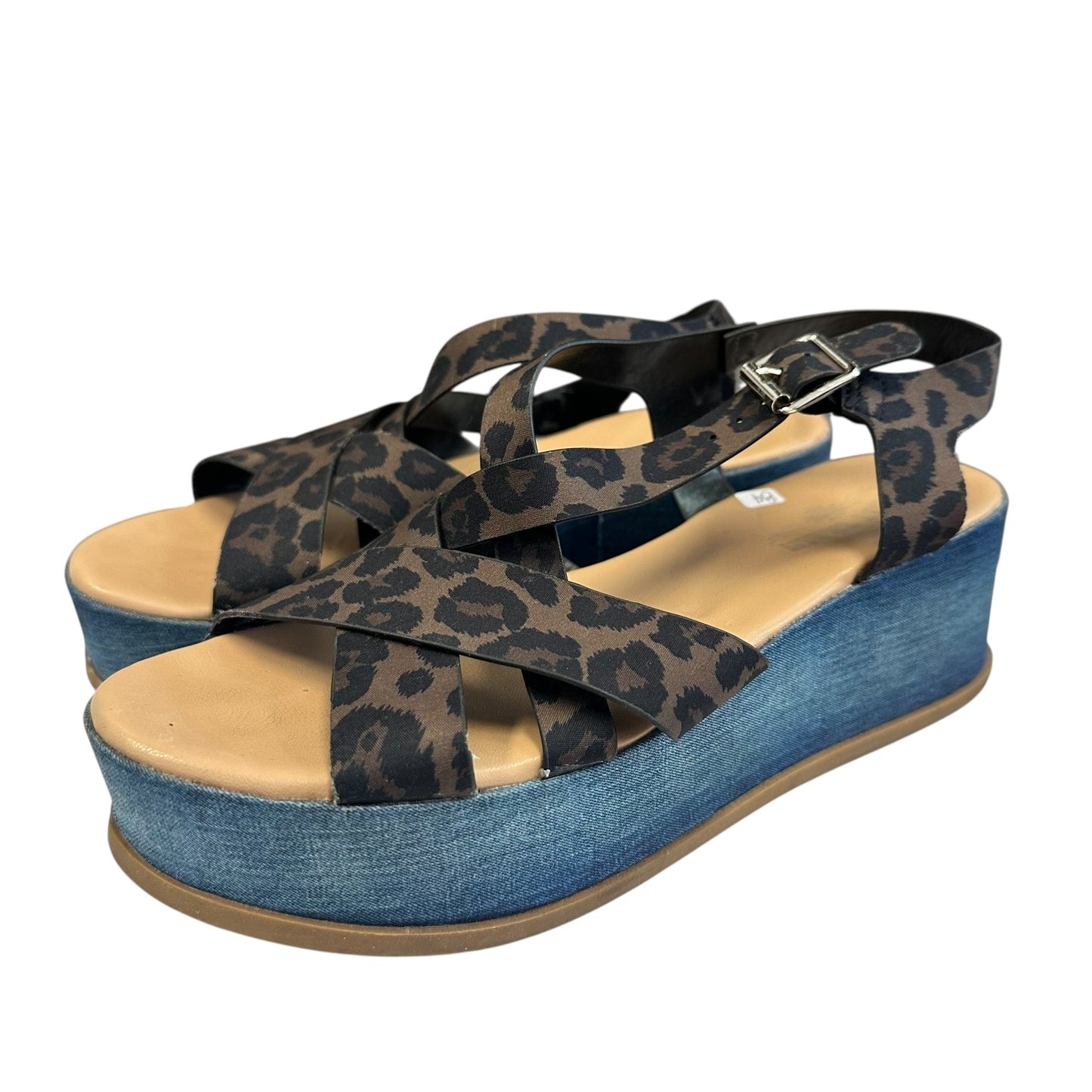 CRAZY TRAIN ANIMAL PRINT PLATFORMS 84 Sz 7