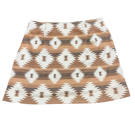 SOUTHERN GRACE BROWN SOUTHWESTERN SKIRT 100 LARGE