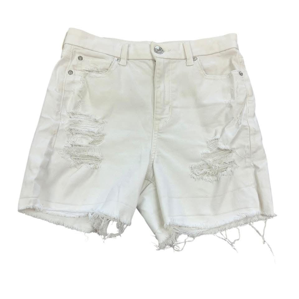 AMERICAN EAGLE CURVY HIGH RISE SHORTIE 100 SZ 4