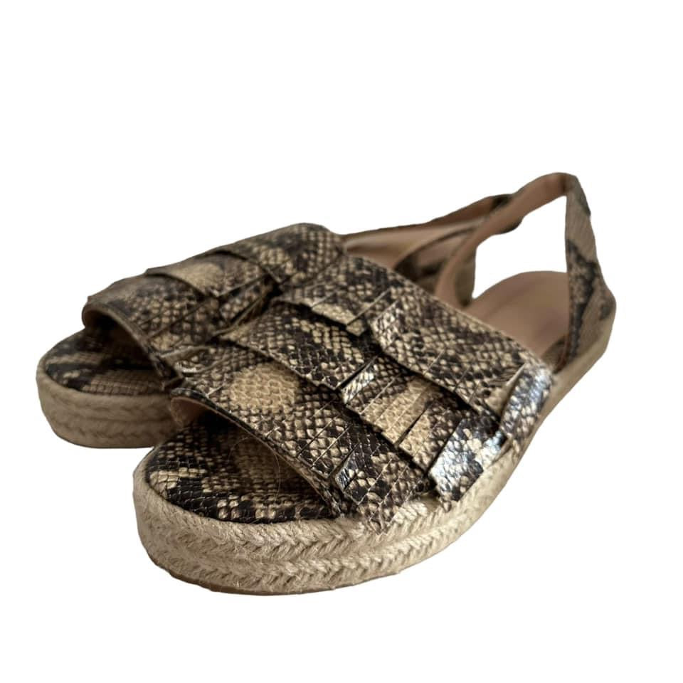 L&B SNAKESKIN ESPADRILLES 182 SZ 8 $16.99