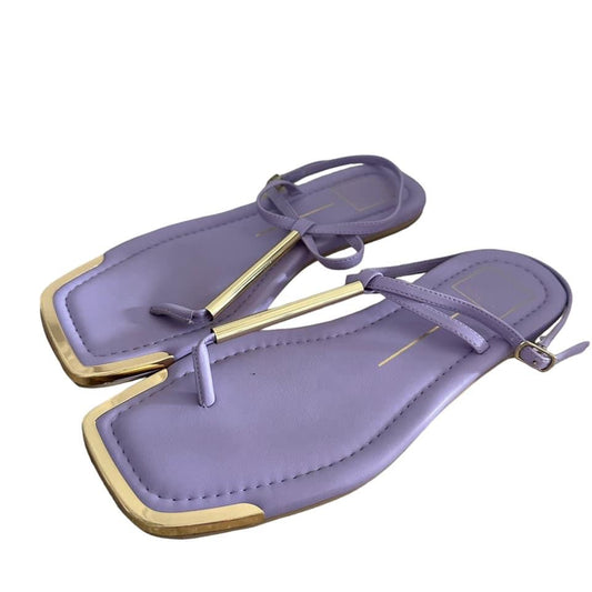 DV LILAC GOLD SANDALS  SZ 8 $9.99