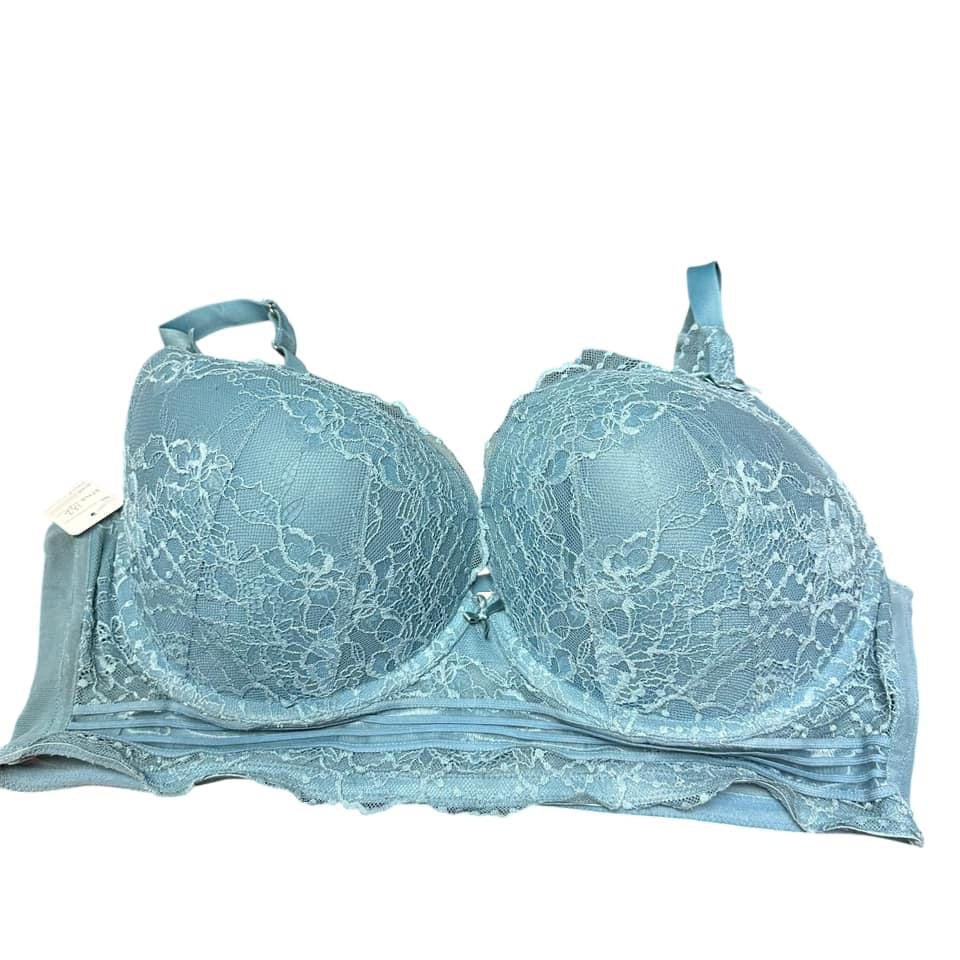 CACIQUE BLUE LACE BRA 132  42DDD