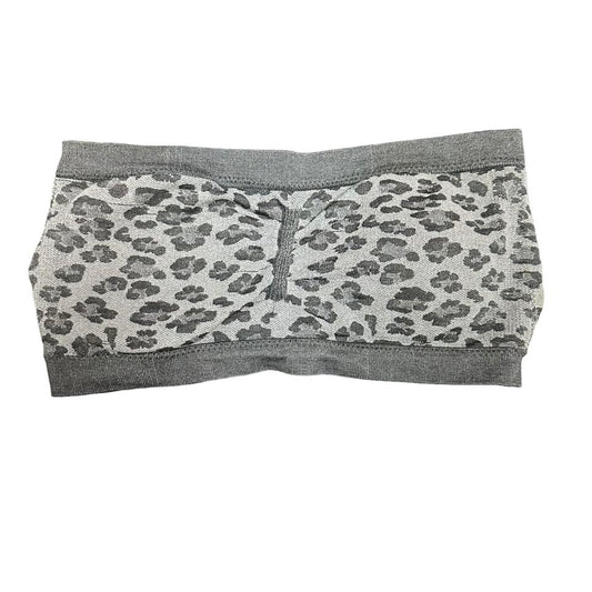 GRAY ANIMAL PRINT BRALETTE  MEDIUM  $4.99