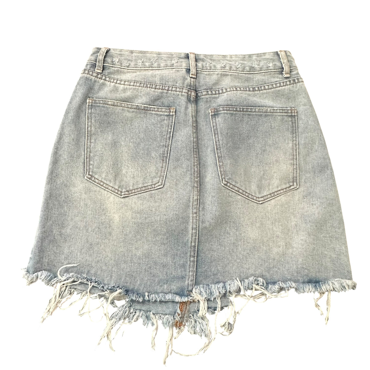 WISH LIST BLUE DENIM SKIRT 41 LARGE - sz 8/10