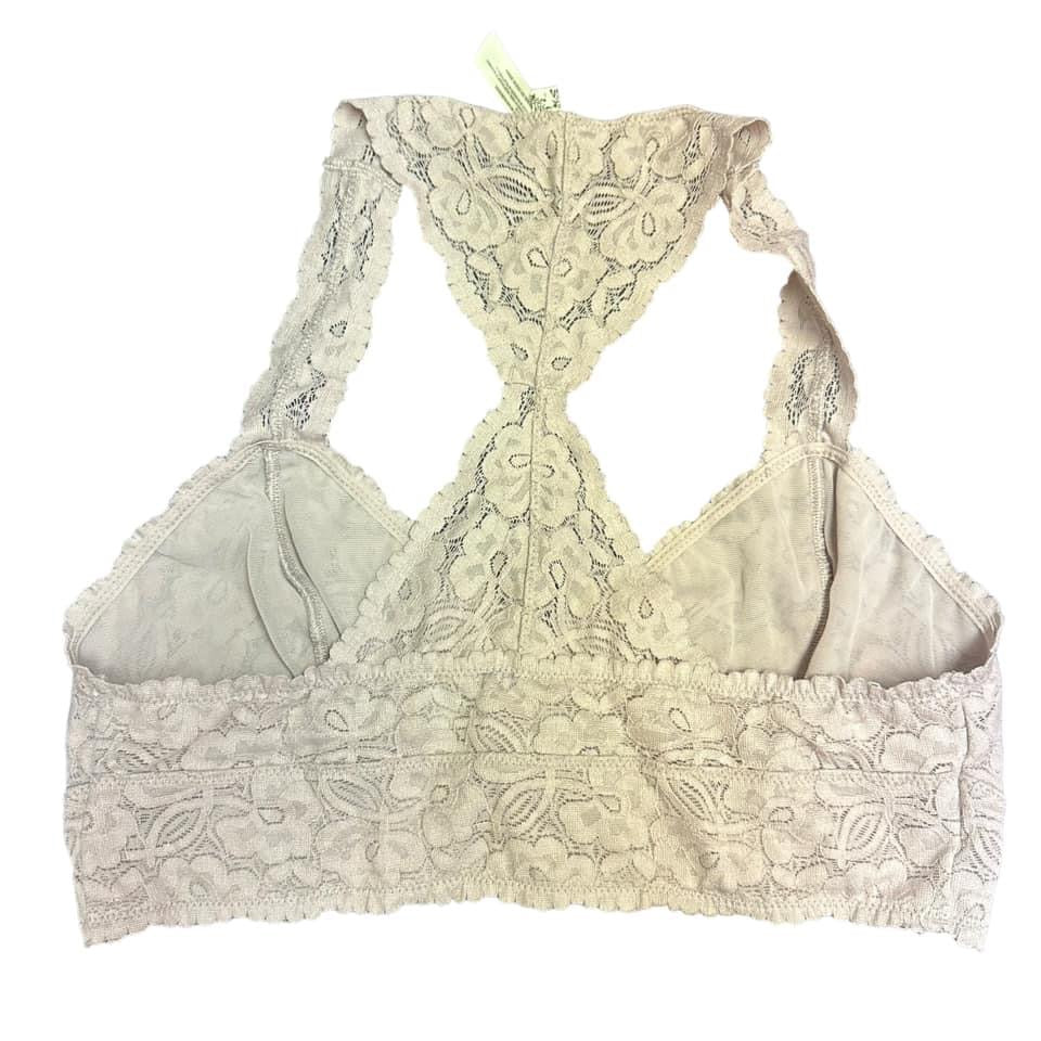 FREE PEOPLE INTIMATELY LACE BRALETTE  LARGE  $9.99