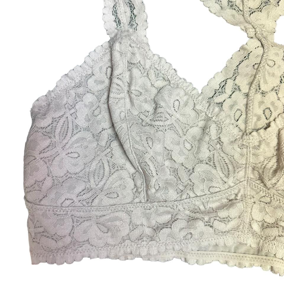 FREE PEOPLE INTIMATELY LACE BRALETTE  LARGE  $9.99