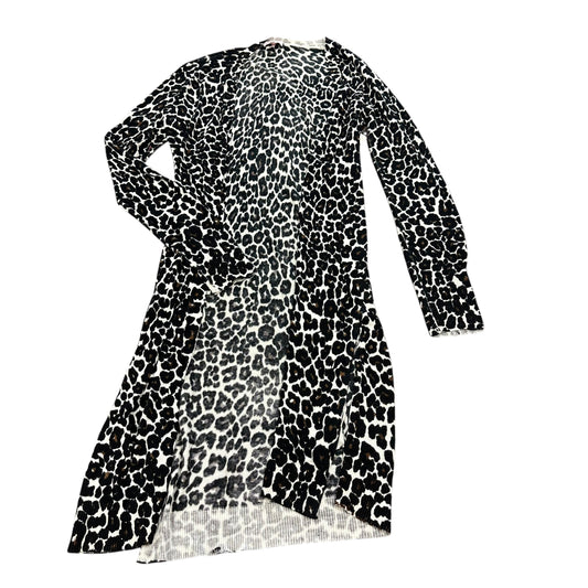 JESS LEA ANIMAL PRINT KNIT DUSTER 58 LARGE