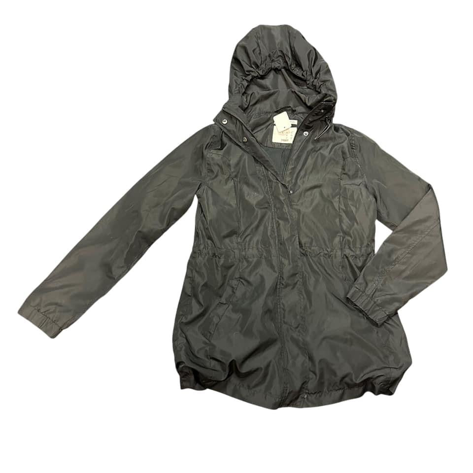 A NEW DAY BLACK RAIN COAT 27  XS