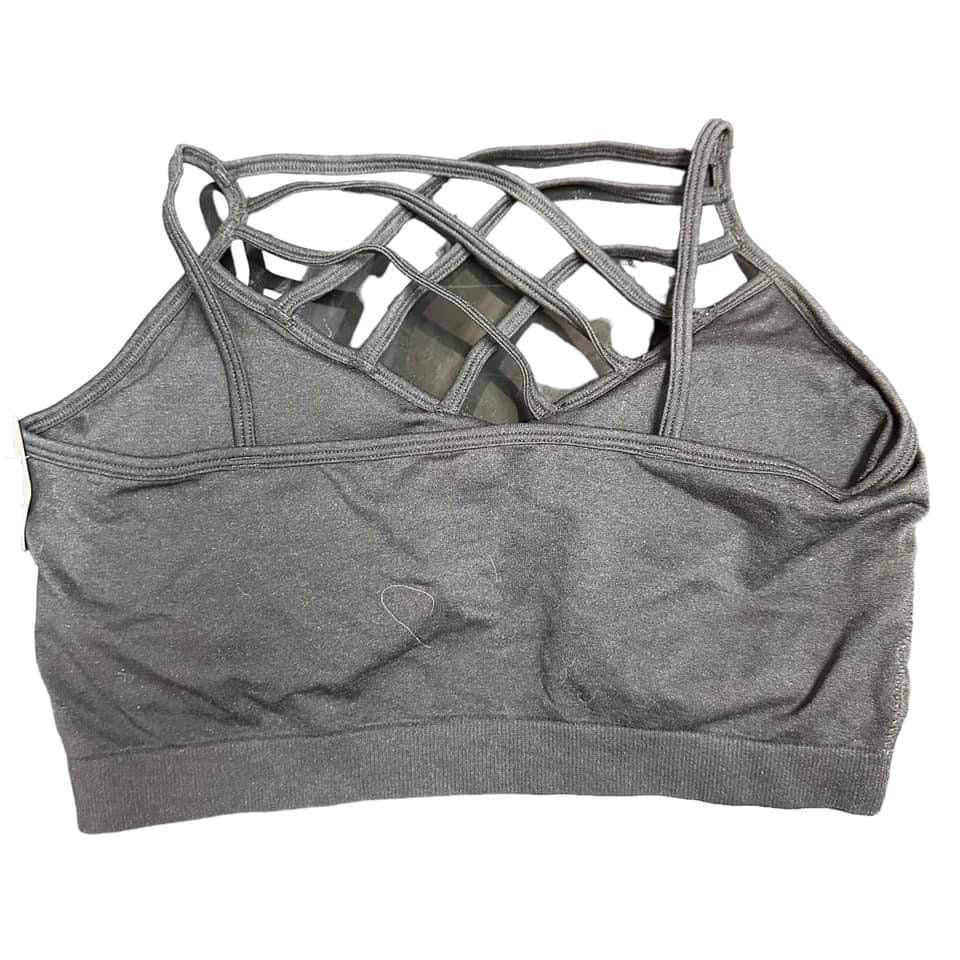 ZENANA BLACK BRALETTE  L/XL $7.99