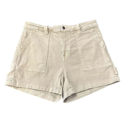 MICA TAN DENIM HIGH RISE SHORTS 100 LARGE