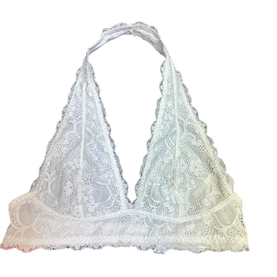 FREE PEOPLE INTIMATELY LACE HALTER  MEDIUM  $9.99