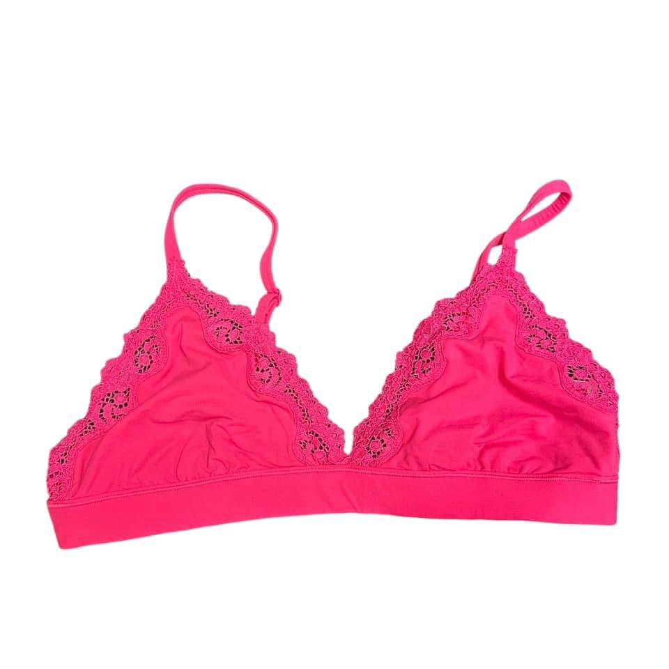 PINK LACE BRALETTE  2X $6.99