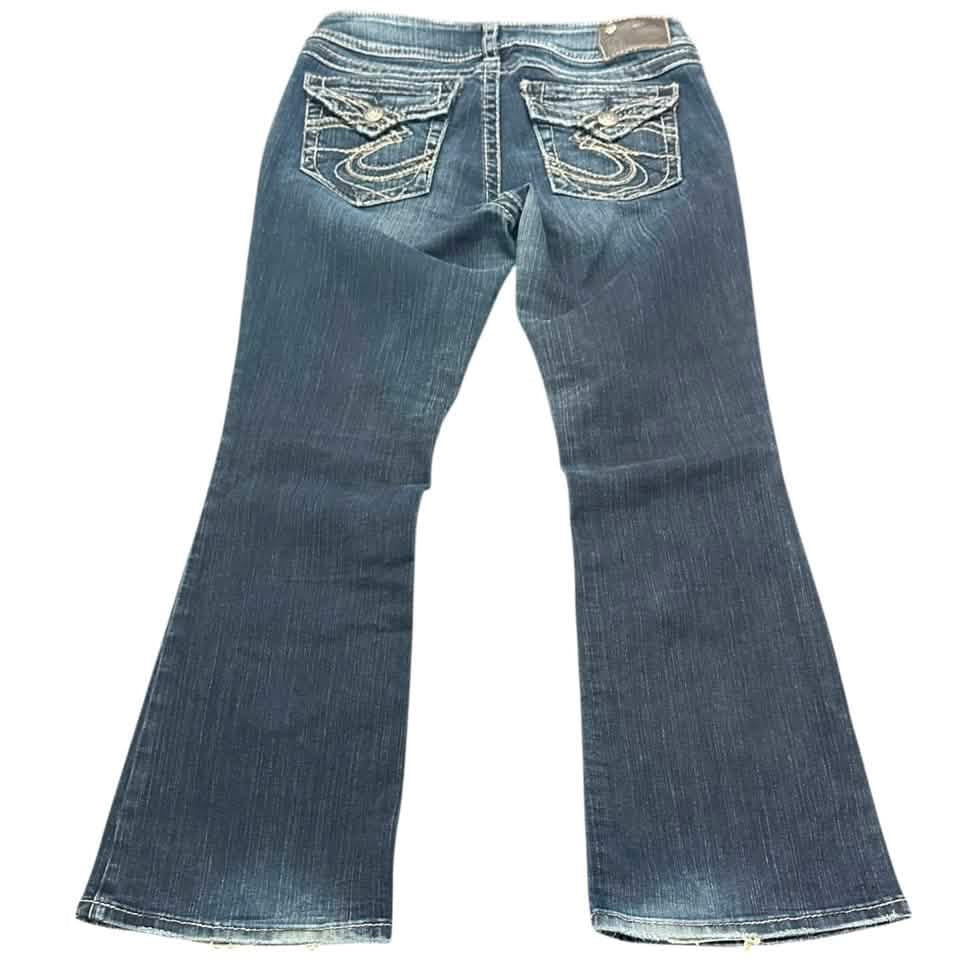 SILVER JEANS SUKI SURPLUS LOW RISE 100 SZ 28 x 30