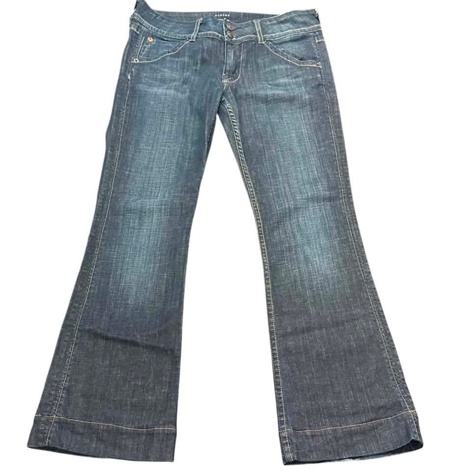 HUDSON LOW RISE BOOT CUT JEANS 100 SZ 28