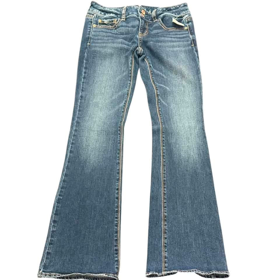 AMERICAN EAGLE ARTIST BLUE JEANS LOW RISE 246 Sz 4